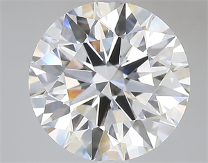 Picture of Lab Grown Diamond 3.75 Carats, Round with Ideal Cut, F Color, VVS2 Clarity and Certified by IGI