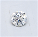 Diamante Natural 0.40 quilates, Redondo , Color G, claridad I1 y certificado GIA