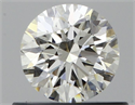Natural Diamond 0.50 Carats, Round with Excellent Cut, I Color, VS1 Clarity and Certified by GIA