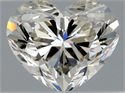 Natural Diamond 0.90 Carats, Heart with  Cut, I Color, VS1 Clarity and Certified by HRD