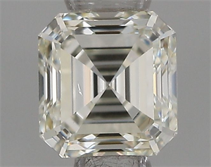 Foto Diamante Natural 0.40 quilates, Asscher , Color H, claridad SI1 y certificado IGI de