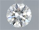 Natural Diamond 0.50 Carats, Round with Excellent Cut, H Color, VS1 Clarity and Certified by GIA