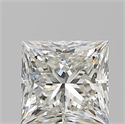 Diamante Natural 0.81 quilates, Princesa , Color J, claridad VVS2 y certificado GIA