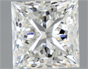 Natural Diamond 1.01 Carats, Princess with  Cut, I Color, VVS2 Clarity and Certified by GIA