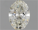 Natural Diamond 1.11 Carats, Oval with  Cut, K Color, VS1 Clarity and Certified by GIA