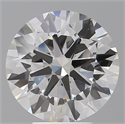 Lab Grown Diamond 5.01 Carats, Round with Ideal Cut, E Color, VVS2 Clarity and Certified by IGI