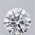 Lab Grown Diamond 1.05 Carats, Round with Ideal Cut, D Color, VVS1 Clarity and Certified by IGI