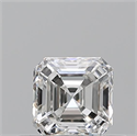 Natural Diamond 0.50 Carats, Asscher with  Cut, G Color, VS2 Clarity and Certified by GIA