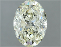Natural Diamond 1.81 Carats, Oval with  Cut, L Color, VVS2 Clarity and Certified by IGI