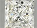 Natural Diamond 2.91 Carats, Princess with  Cut, J Color, VVS2 Clarity and Certified by IGI