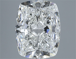 Picture of Natural Diamond 4.03 Carats, Cushion with  Cut, H Color, SI2 Clarity and Certified by GIA
