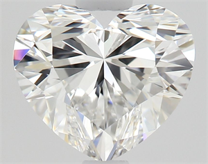 Picture of Natural Diamond 1.02 Carats, Heart with  Cut, E Color, VVS1 Clarity and Certified by GIA