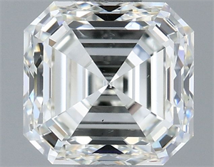 Picture of Natural Diamond 1.01 Carats, Asscher with  Cut, H Color, VS2 Clarity and Certified by IGI