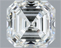 Natural Diamond 1.01 Carats, Asscher with  Cut, H Color, VS2 Clarity and Certified by IGI