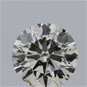 Natural Diamond 0.40 Carats, Round with Excellent Cut, J Color, SI2 Clarity and Certified by IGI