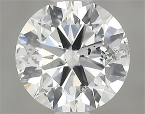 Foto Diamante Natural 0.90 quilates, Redondo , Color E, claridad SI2 y certificado HRD de