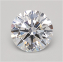 Lab Grown Diamond 1.13 Carats, Round with Ideal Cut, D Color, VVS2 Clarity and Certified by IGI