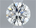 Natural Diamond 0.47 Carats, Round with Excellent Cut, H Color, VVS2 Clarity and Certified by GIA