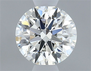 Picture of Natural Diamond 0.47 Carats, Round with Excellent Cut, H Color, VVS2 Clarity and Certified by GIA
