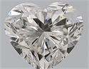 Natural Diamond 2.01 Carats, Heart with  Cut, H Color, SI1 Clarity and Certified by GIA