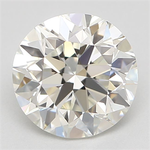 Picture of Natural Diamond 1.01 Carats, Round with Very Good Cut, J Color, VVS2 Clarity and Certified by GIA