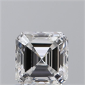 Natural Diamond 0.80 Carats, Asscher with  Cut, E Color, VS2 Clarity and Certified by GIA