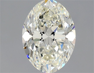 Foto Diamante Natural 1.30 quilates, Ovalado , Color J, claridad VVS1 y certificado GIA de