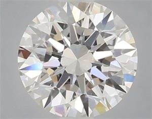 Picture of Lab Grown Diamond 1.10 Carats, Round with Excellent Cut, E Color, VVS2 Clarity and Certified by IGI