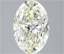 Natural Diamond 2.00 Carats, Oval with  Cut, I Color, VS2 Clarity and Certified by IGI
