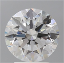Lab Grown Diamond 3.03 Carats, Round with Ideal Cut, E Color, VS1 Clarity and Certified by IGI