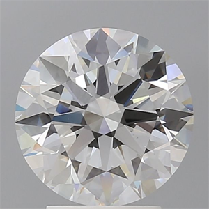 Picture of Lab Grown Diamond 3.03 Carats, Round with Ideal Cut, E Color, VS1 Clarity and Certified by IGI