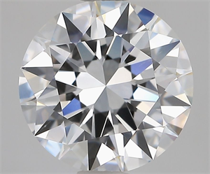 Picture of Natural Diamond 2.50 Carats, Round with Excellent Cut, D Color, VS2 Clarity and Certified by GIA