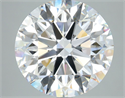 Natural Diamond 4.81 Carats, Round with Excellent Cut, E Color, VS1 Clarity and Certified by GIA