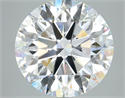 Natural Diamond 4.81 Carats, Round with Excellent Cut, E Color, VS1 Clarity and Certified by GIA