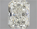 Natural Diamond 1.05 Carats, Radiant with  Cut, L Color, SI1 Clarity and Certified by GIA