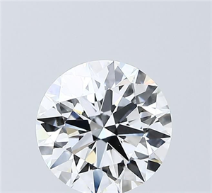 Picture of Lab Grown Diamond 2.00 Carats, Round with Ideal Cut, D Color, VVS2 Clarity and Certified by IGI