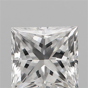 Picture of Natural Diamond 0.23 Carats, Princess with  Cut, E Color, VVS2 Clarity and Certified by IGI