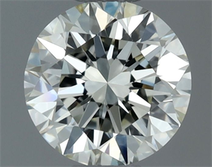 Foto Diamante Natural 0.50 quilates, Redondo , Color J, claridad VVS1 y certificado IGI de