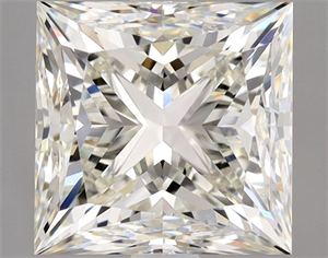 Picture of Natural Diamond 3.01 Carats, Princess with  Cut, K Color, VS2 Clarity and Certified by GIA