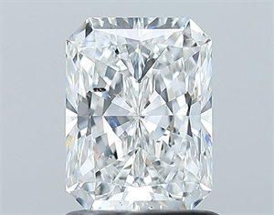 Picture of Natural Diamond 1.21 Carats, Radiant with  Cut, E Color, SI1 Clarity and Certified by GIA
