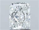Natural Diamond 1.21 Carats, Radiant with  Cut, E Color, SI1 Clarity and Certified by GIA