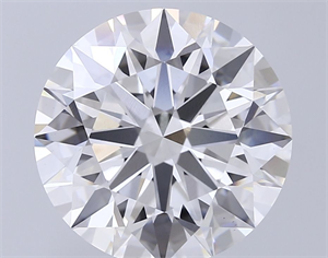 Picture of Lab Grown Diamond 8.46 Carats, Round with Ideal Cut, F Color, VS1 Clarity and Certified by IGI