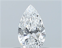 Natural Diamond 0.30 Carats, Pear with  Cut, D Color, VVS2 Clarity and Certified by GIA