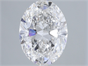 Natural Diamond 3.03 Carats, Oval with  Cut, H Color, SI2 Clarity and Certified by GIA