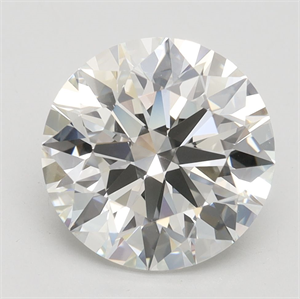 Picture of Lab Grown Diamond 4.01 Carats, Round with Ideal Cut, H Color, VVS2 Clarity and Certified by IGI