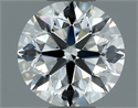 Natural Diamond 0.70 Carats, Round with Excellent Cut, G Color, VS1 Clarity and Certified by IGI