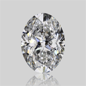 Foto Diamante Natural 3.03 quilates, Ovalado , Color E, claridad IF y certificado GIA de