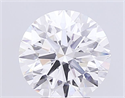 Lab Grown Diamond 4.52 Carats, Round with Excellent Cut, D Color, VVS2 Clarity and Certified by IGI
