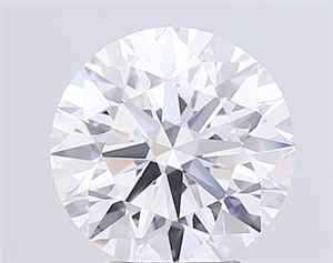 Picture of Lab Grown Diamond 4.52 Carats, Round with Excellent Cut, D Color, VVS2 Clarity and Certified by IGI