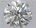 Natural Diamond 2.50 Carats, Round with Excellent Cut, I Color, VS1 Clarity and Certified by GIA